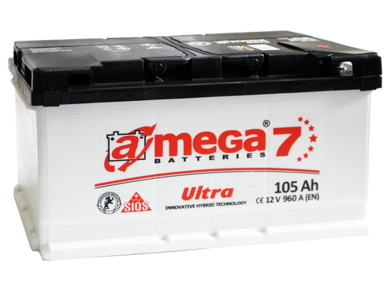 Аккумулятор A-mega Ultra  105 R+ 960 A (EN)